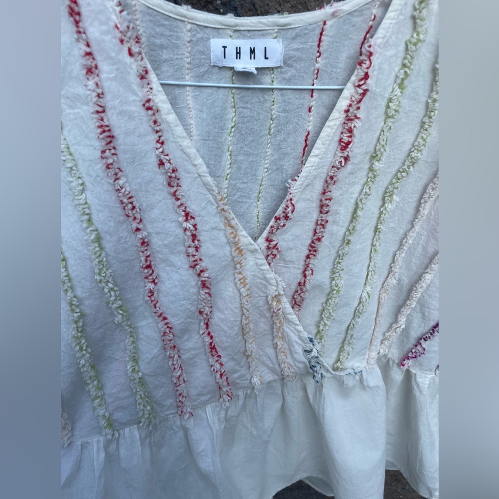 Thml Colorful Fringe Top Size: Small - image 4